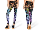 Digital Printed Slim-Fit Leggings-1