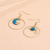 LOVEMI - Lovemi - Fashion Planet Asymmetrical Earrings