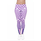 LOVEMI - Lovemi - Geometric block printed cropped pants