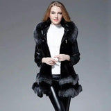 LOVEMI - Lovemi - Haining fur coat female fur one fox fur hooded