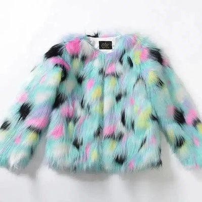 Imitation fur coat-Picture color-2