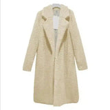 Lambskin coat-Beige-7