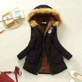 Stylish Hooded Jackets for Women-Black-13