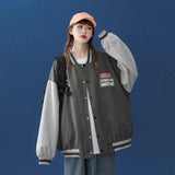 LOVEMI - Lovemi - Loose Bf Salt Fried Street Stitching Ifashion