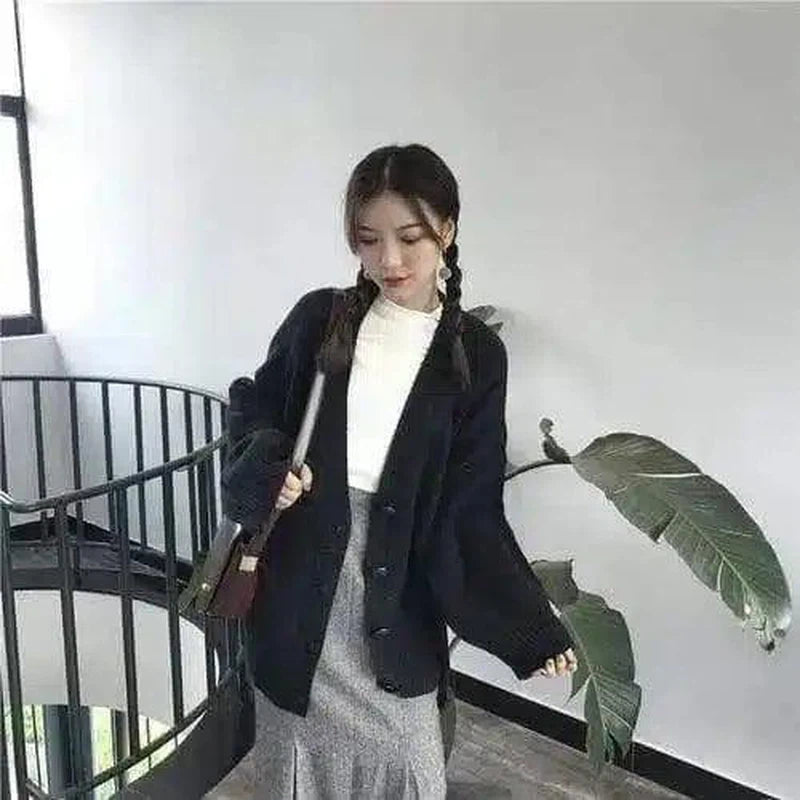 LOVEMI - Lovemi - Loose knitted sweater coat