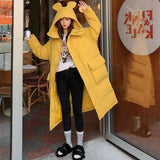 Loose student bread suit-Yellow-2