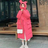 Loose student bread suit-Pink-4