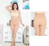 Medium thick micro pressure pantyhose-Apricot-3