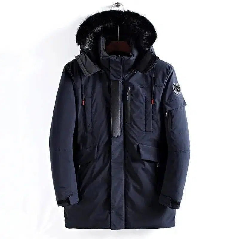 LOVEMI - Lovemi - Men's mid-length hooded jacket