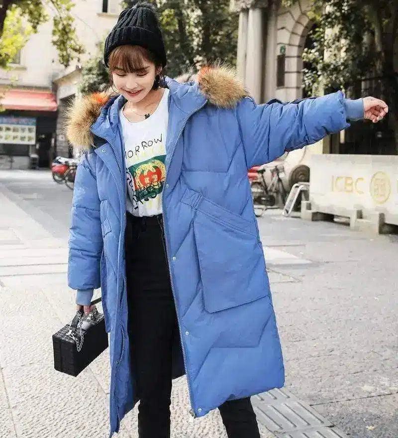 LOVEMI - Lovemi - Mid-length loose down padded jacket