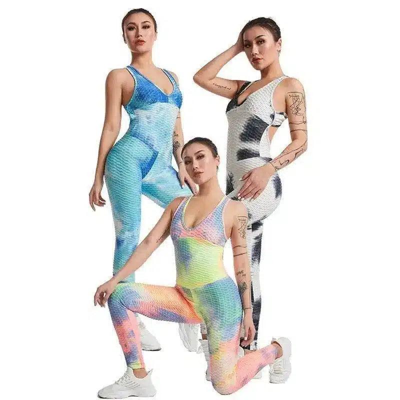 Women's Stretch Fit Yoga Jumpsuit-1