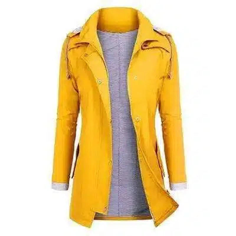 5XL Waterproof Jackets for All Weather-Yellow-3