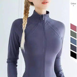 LOVEMI - Lovemi - Running high neck long sleeve yoga clothes