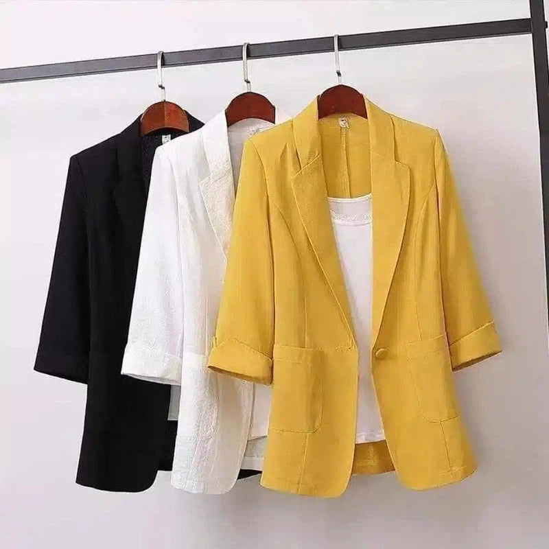 Women's Casual Blazer Jackets for Work-1