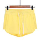 Sports shorts hot pants-Yellow-20