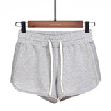 Sports shorts hot pants-Grey-44