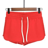 Sports shorts hot pants-Red-47