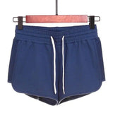 Sports shorts hot pants-Darkblue-48