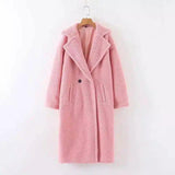 Winter Women's Fashion Coats-Pink-3