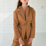 Suit Woman-Khaki-4