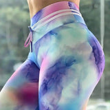 LOVEMI - Lovemi - Symphony printed yoga fitness pants slim yoga