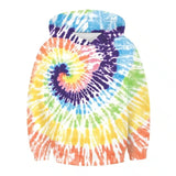 Tie-Dye Pullover Hoodie with Kangaroo Pocket-TWQH003-4