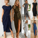 Versatile Wrap Midi Dress in Assorted Colors-2
