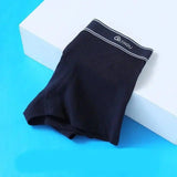 Men's Underwear Boxer Shorts Pure Cotton Breathable Plus-NavyBlue-3