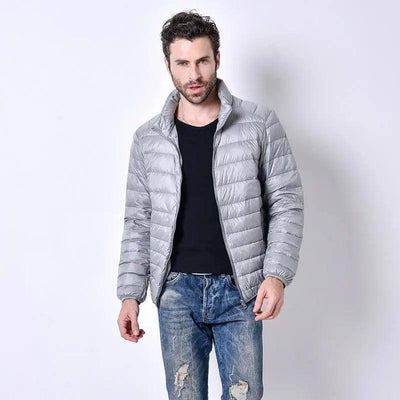 LOVEMI - Lovemi - Men's light down jacket men's stand collar winter