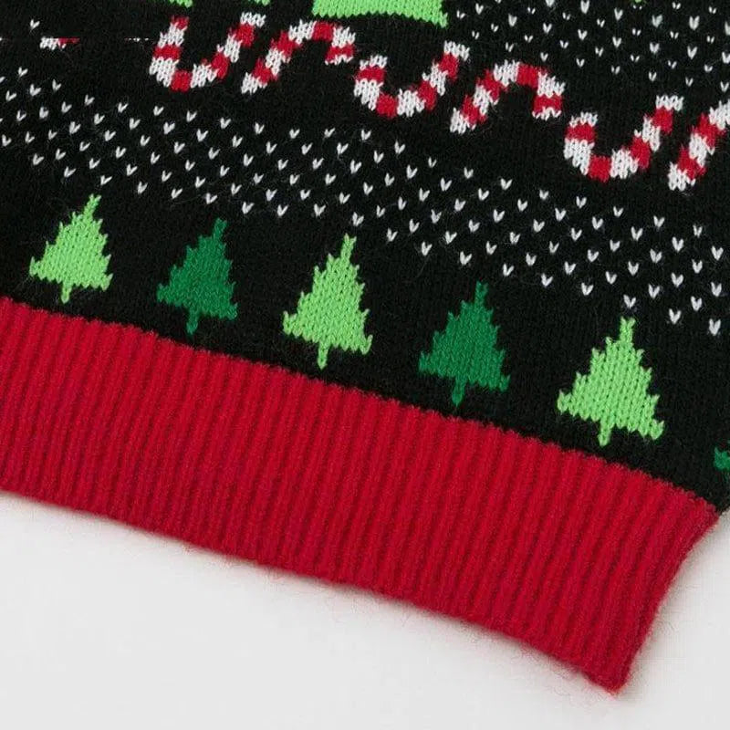 O-neck men women Christmas sweater-4