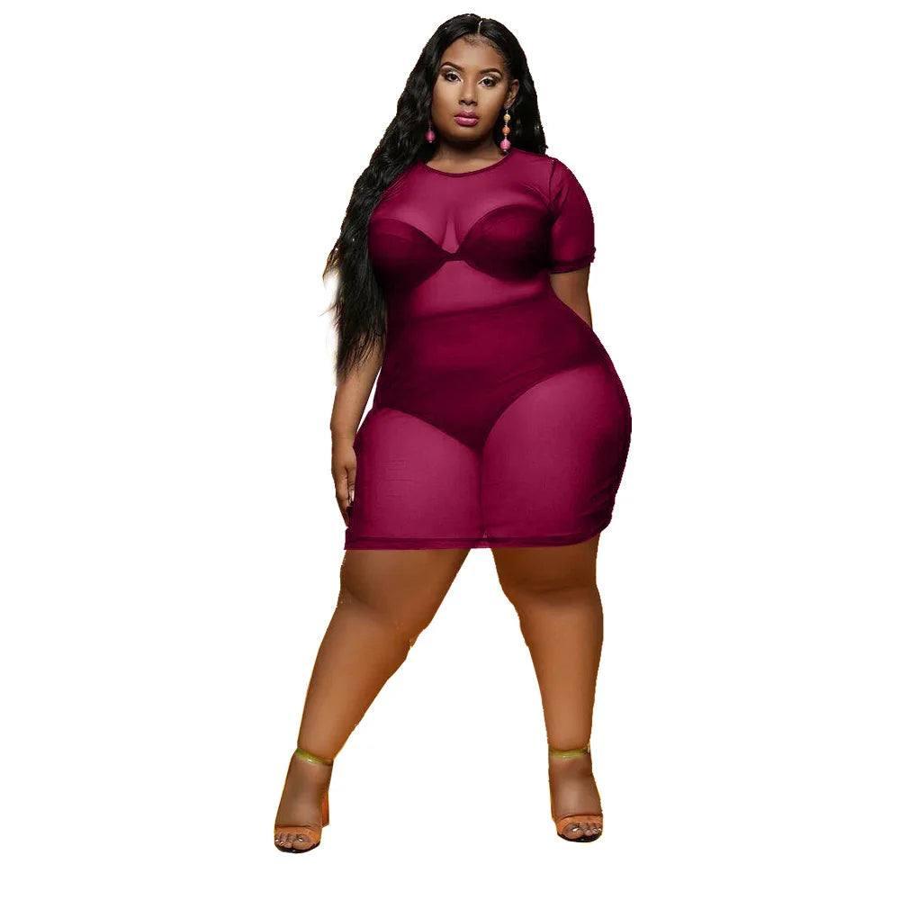 Plus-Size Sheer Dresses: Flaunt Curves in Style-5