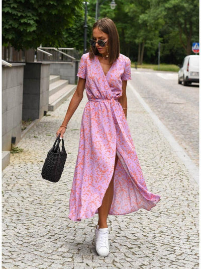 Chic Floral Maxi Dress - Summer Fashion-7