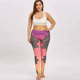 Printed yoga pants-Picture color-1