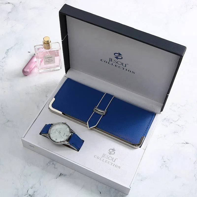 New Product Trendy Fashion Wallet Watch Set Box With Exquisite Gift Box Valentine'S Day Gift Ladies Gift Set-6