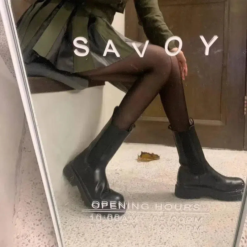 Black Stockings Women Spring And Autumn Foreign Style-4