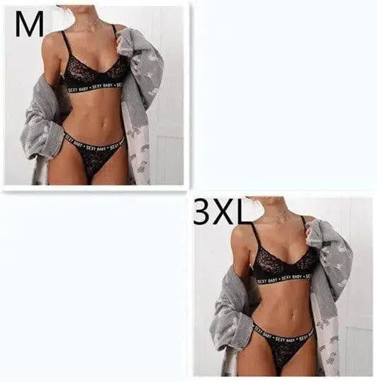 Lace Bandage Three-point Lace Lingerie Two-piece-SET3-4