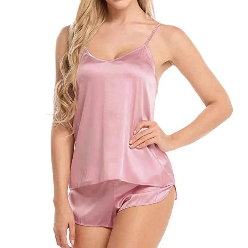 Lingerie V-neck Lingerie-Pink-9