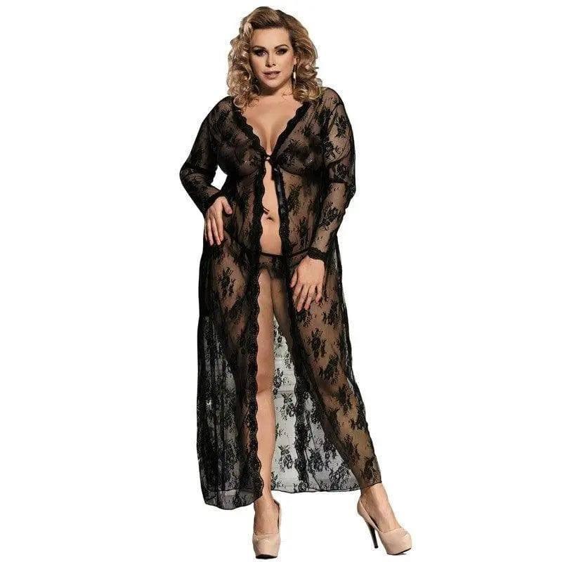 Sexy Pajamas Women Temptation Lace Lingerie-2