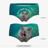 Sexy Panties Wholesale 3d Print Cat Cotton Underwear Women-5-9