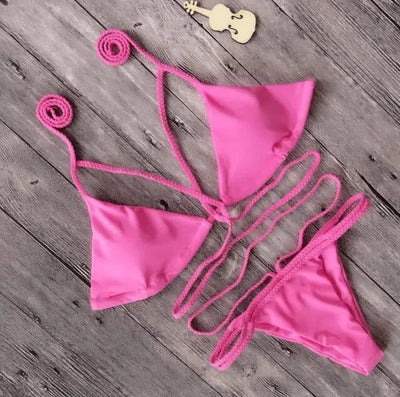 Sexy Strappy Bikini for Women-17