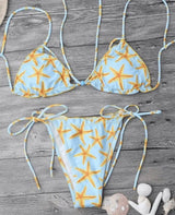 Trumpet Slim Abstract Graphic Bikini-Picturecolor-1