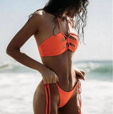 speed selling Ebay explosion Bikini Bikini split swimsuit-Orange-1