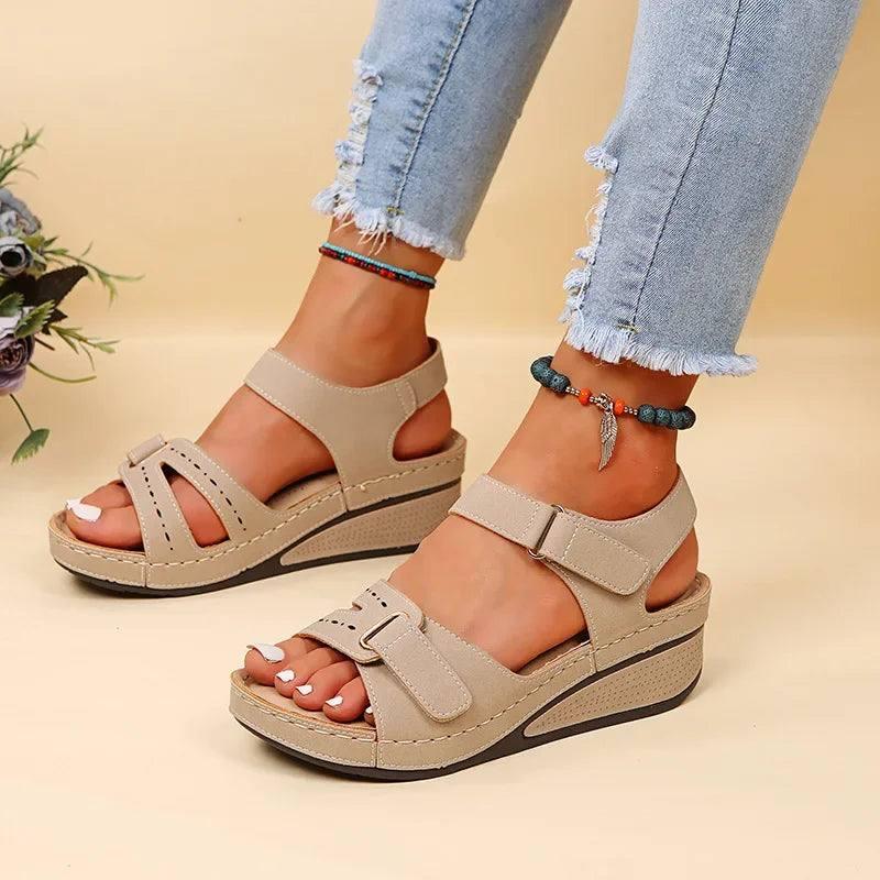 Stylish Women's Comfort Wedge Sandals-2