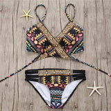 Trendy Tribal Print Bikini: Summer Swimwear Essentials-as picture-7