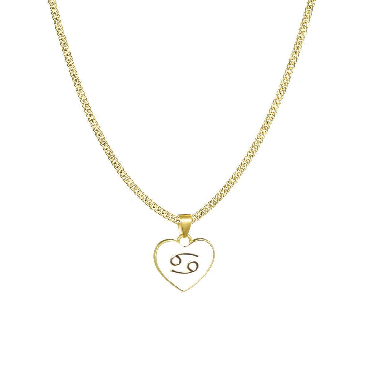 Trendy Zodiac Sign Necklaces for Stylish Astrology Fans-Cancer-2