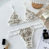 Women Lace Bra Sets Seamless Underwear Backless Vest-WHITE-7