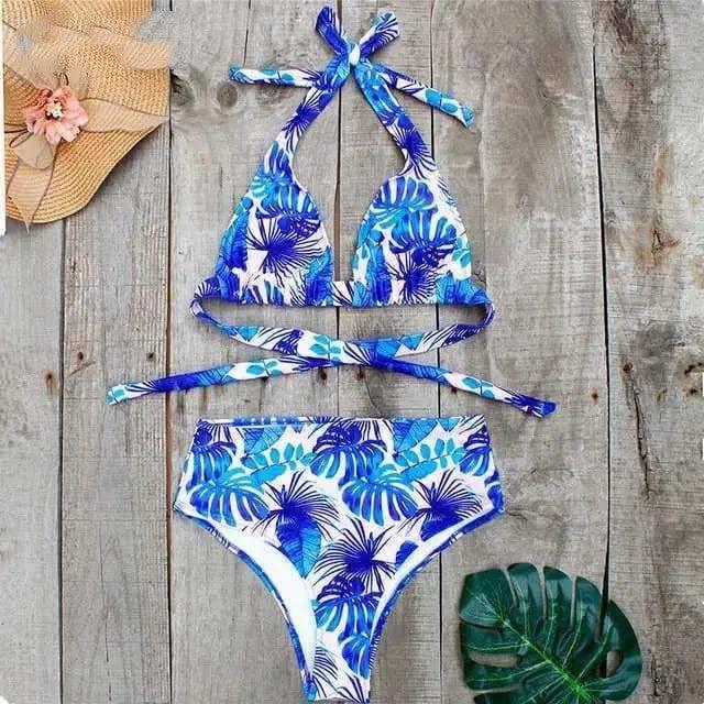 Women's Bikini Beach-Blue-5