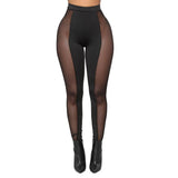 Women's Fashion Tight Sports Leggings-OS6393 Black-3