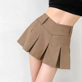 Women's Preppy Style Hot Girl Sexy V Waist Ultra Short-6