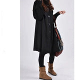 Women's Simple Solid Color Casual Jacket-Black-3